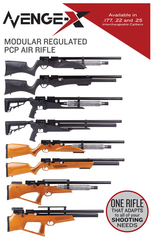 AvengeX Modular regulated PCPO air rifle