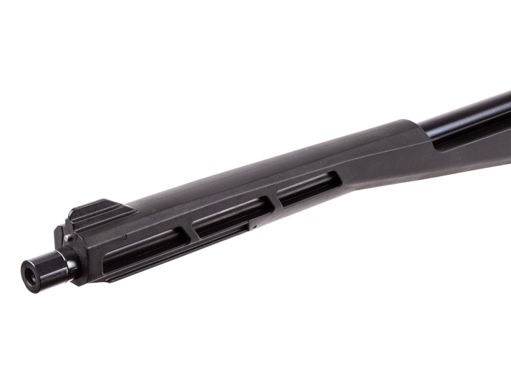 Black Bunker BM8 muzzle with front sight.