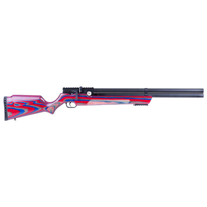 Avenger, Regulated PCP Air Rifle, Red/Blue Laminate Stock, .25 Cal.