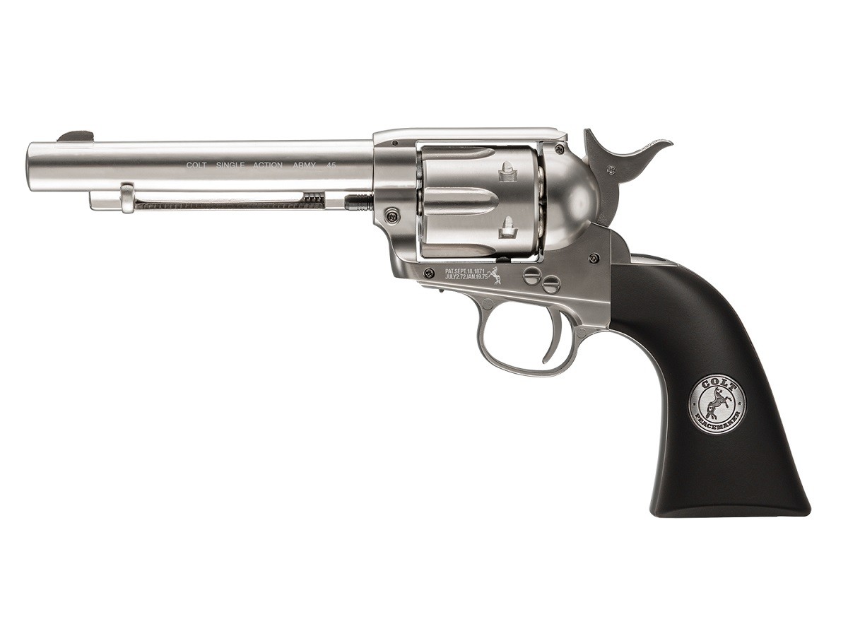 3909 Colt SAA CO2 Pellet Revolver, Nickel-img-0