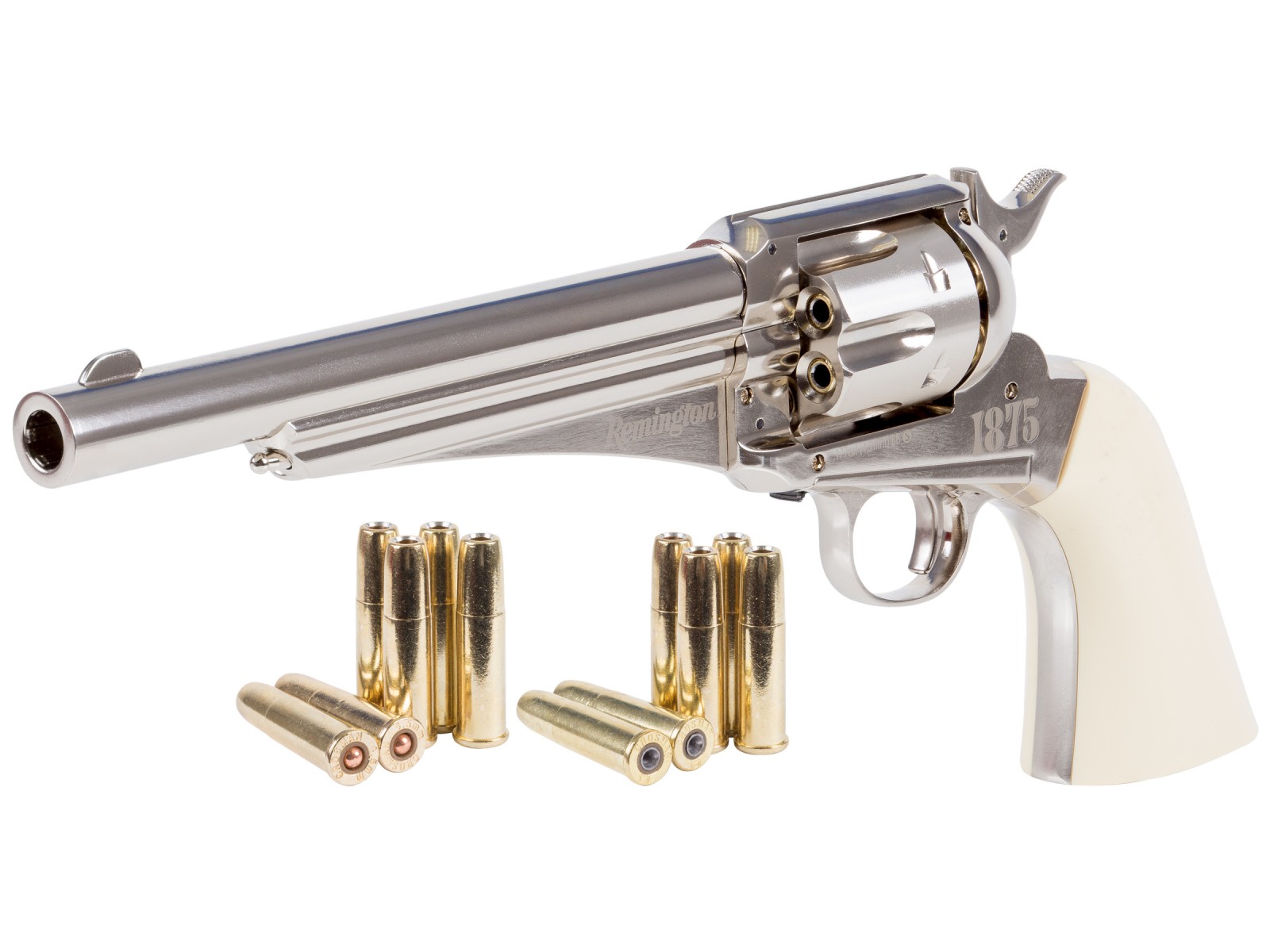 4309 Remington 1875 CO2 Dual Ammo Replica Revolver-img-0